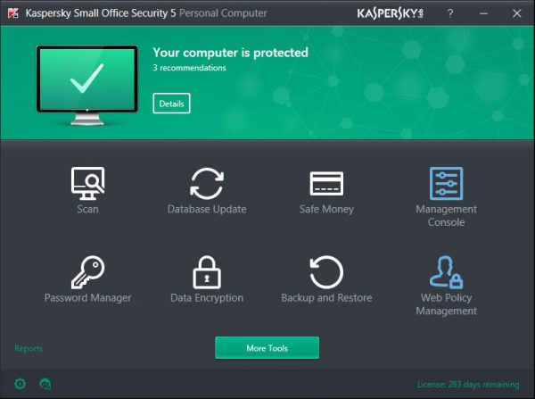 KASPERSKY SMALL OFFICE SECURITY 5 - ERPYST